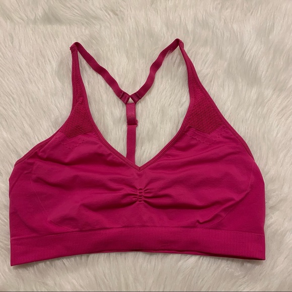 Athleta Other - Athleta Women’s Size XL Pink Seamless Sport-Bra